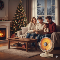 هيتر ديكور تدفئة ذكية  محيطية دوران باتجاهين اقتصادي Heater Decor Perimeter
