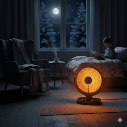 هيتر ديكور تدفئة ذكية  محيطية دوران باتجاهين اقتصادي Heater Decor Perimeter
