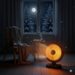 هيتر ديكور تدفئة ذكية  محيطية دوران باتجاهين اقتصادي Heater Decor Perimeter