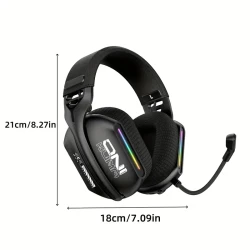سماعة الألعاب اللاسلكية ONIKUMA GT808 RGB ONIKUMA GT808 RGB Wireless Gaming Headset