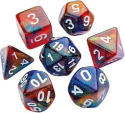سيت زارات 3D مارس GAMEGENIC RPG DICE SET - GALAXY SERIES - MARS