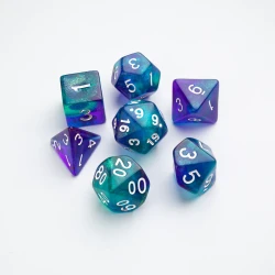 سيت زارات 3D نبتون GAMEGENIC RPG DICE SET - GALAXY SERIES - NEPTUNE