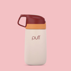 قنينة معدنية للأطفال Puff Matte Cherry Dune Flippii Bottle 350ml