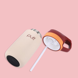 قنينة معدنية للأطفال Puff Matte Cherry Dune Flippii Bottle 350ml