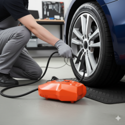 منفاخ اطارات السيارات عالي الاداء بقوة 120 واط Car tire inflator
