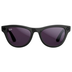 نظارة ميتا راي بان اطار اسود لامع عدسة بنفسجي متغير RAYBAN META SKYLER SHINY BLACK AMETHYST C601/CH52