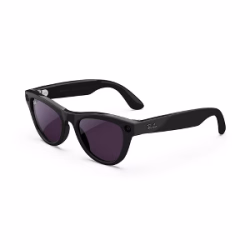 نظارة ميتا راي بان اطار اسود لامع عدسة بنفسجي متغير RAYBAN META SKYLER SHINY BLACK AMETHYST C601/CH52