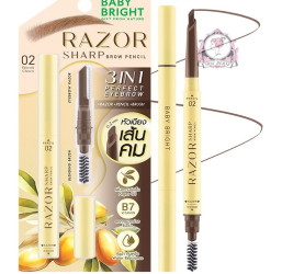قلم حواجب بشفرة وفرشاة Razor Sharp Brow Pencil