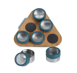 سيت بهارات مثلث Triangular spice rack set