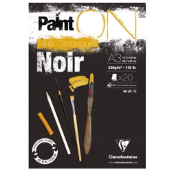 دفتر رسم a3 ورق اسود Paint`ON