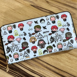 محفظة ثيم هاري بوتر harry potter zipper wallet