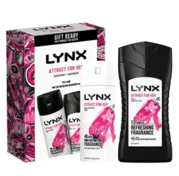 لينكس أتركت للنساء (سبراي للجسم + غسول للجسم) Attract For Her Gift Set – Bodyspray & Bodywash