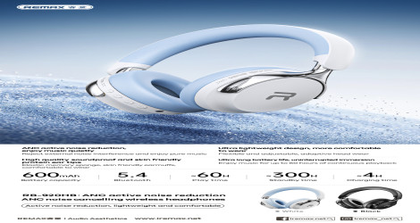 REMAX - RB-920HB سماعات رأس لاسلكية مزودة بتقنية إلغاء الضوضاء REMAX -  RB-920HB / ANC Noise Cancelling Wireless Headphones