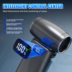 منفاخ محمول لاسلكي 9000 دورة بالدقيقة قوة دفع عالية Wireless Portable Blower