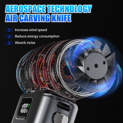 منفاخ محمول لاسلكي 9000 دورة بالدقيقة قوة دفع عالية Wireless Portable Blower