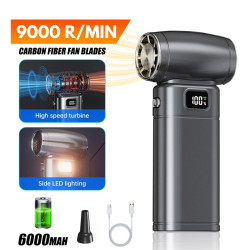 منفاخ محمول لاسلكي 9000 دورة بالدقيقة قوة دفع عالية Wireless Portable Blower
