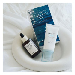 سيت واقي شمس مائي + سيروم السنتيلا Centella Dual Glow Skincare Set