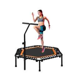 رامبولين رياضي من Promecity مع مقبض قابل للتعديل Promecity Rebounder Trampoline with Adjustable Handle