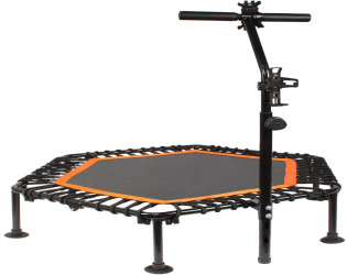 رامبولين رياضي من Promecity مع مقبض قابل للتعديل Promecity Rebounder Trampoline with Adjustable Handle