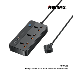 شريط الطاقة ريماكس RP-U153 بقوة 20 واط REMAX 20W RP-U153 Power Strip