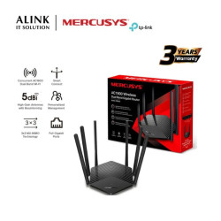 راوتر مزدوج النطاق من ميركوسيس بسرعة 1900 ميغابت – موديل MR50G MERCUSYS MR50G AC1900 Wireless Dual Band Gigabit Router