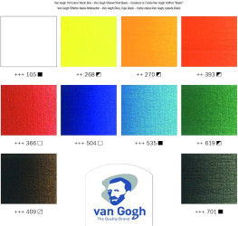 بوكس الوان زيتية Box van gogh