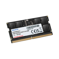 ذاكرة لابتوب ADATA DDR5 5600 MT/s 32 GB (1×32 GB) ADATA DDR5 5600 MT/s 32 GB (1×32 GB) CL46 SO-DIMM 262-Pins ECC Unbuffered Laptop Memory