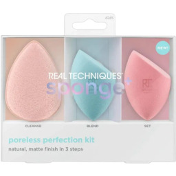 طقم إسفنجات مكياج 3 قطع Poreless Perfection Makeup Sponge 3 Pcs Set