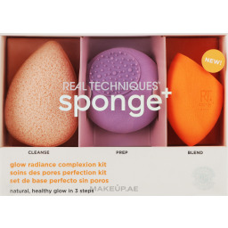 مجموعة إسفنج للبشرة - 3 قطع Sponge+ Glow Radiance Complexion Kit - 3pcs
