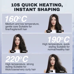 فرشاة الشعر اللاسلكية بتقنية الأيونات السالبة Cordless Hairbrush With Negative Ion Technology