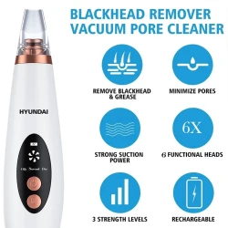 جهاز تنظيف المسام وإزالة الرؤوس السوداء الكهربائي Electric Blackhead Remover Vacuum