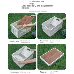 صندوق متعدد الاستخدامات للسفرات و التخييم و التخزين قابل للطي Storage Box