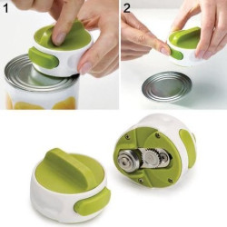 فتاحة علب عملية من الفولاذ القوي المقاوم للصدأ Durable Stainless Metal Automatic Can & Bottle Cap Opener