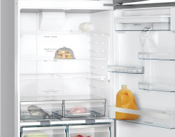 ثلاجة فريزر قائمة بذاتها بفريزر علوي – ستانلس ستيل مقاوم لبصمات الأصابع سيريز 6 Series 6 Free-standing Fridge-Freezer with Freezer at Top