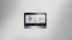 ثلاجة فريزر قائمة بذاتها بفريزر علوي – ستانلس ستيل مقاوم لبصمات الأصابع سيريز 6 Series 6 Free-standing Fridge-Freezer with Freezer at Top