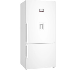 ثلاجة وفريزر عمودية مع الفريزر في الأسفل سيريز 6 Serie 6 Free-standing fridge-freezer with freezer at bottom, Total No Frost
