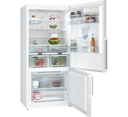 ثلاجة وفريزر عمودية مع الفريزر في الأسفل سيريز 6 Serie 6 Free-standing fridge-freezer with freezer at bottom, Total No Frost