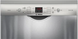 غسالة صحون قائمة بذاتها سيريز 4 – ستانلس ستيل مقاوم للبصمات Series 4 Free-Standing Dishwasher – Brushed Steel Anti-Fingerprint