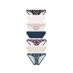 اندروير نسائي بكيني باك 7 قطع BIKINI-COTTON