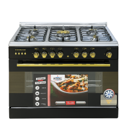 طباخ رويال كاز المصري حجم 90×60 ملكي اسود Royal Gas Egyptian Cooker, 90x60 cm