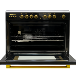 طباخ رويال كاز المصري حجم 90×60 ملكي اسود Royal Gas Egyptian Cooker, 90x60 cm