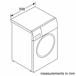 غسالة ملابس أوتوماتيك تحميل امامي 8 كيلوغرام Front Loading Auto Washing Machine 8KG