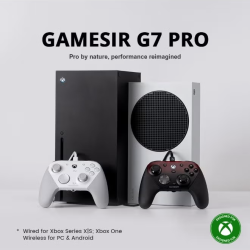 GameSir XBOX G7 Pro ثلاثي الوضع سلكي لأجهزة Xbox والكمبيوتر الشخصي واللاسلكي والهواتف المحمولة GameSir XBOX G7 Pro Tri-Mode Wired For Xbox & Pc Wireless & Mobile