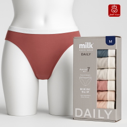 اندروير نسائي بكيني باك 7 قطع BIKINI-COTTON