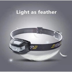مصباح رأس خفيف الوزن ومقاوم للماء Lightweight and waterproof headlamp