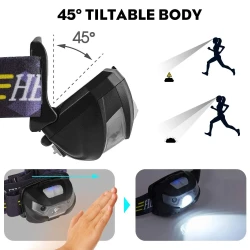 مصباح رأس خفيف الوزن ومقاوم للماء Lightweight and waterproof headlamp