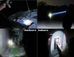 لايت رأس LED قابل للشحن مزود بـ 5 مصابيح ومقاوم للماء Rechargeable LED head light with 5 lights and waterproof