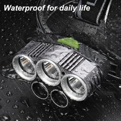 لايت رأس LED قابل للشحن مزود بـ 5 مصابيح ومقاوم للماء Rechargeable LED head light with 5 lights and waterproof