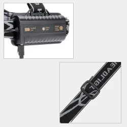 لايت رأس LED قابل للشحن مزود بـ 5 مصابيح ومقاوم للماء Rechargeable LED head light with 5 lights and waterproof