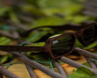 زالو - بني مستطيل Zalo Sunglasses – Brown Rectangle
